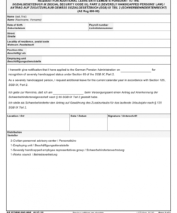 Editable Parts Request Form Template Doc Example