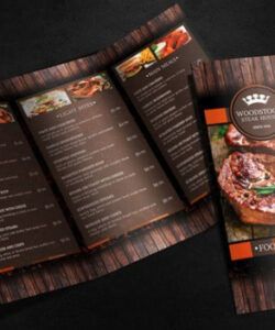 Editable Word Food Menu Template