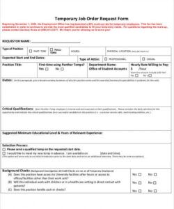 Employment Agency Application Form Template Doc Example