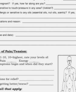 Esthetician Consultation Form Template Doc