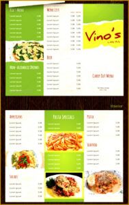 free 6 takeaway menu design templates  fabtemplatez takeaway menu template example