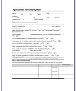 Free Truck Driver Employment Application Form Template  Sample