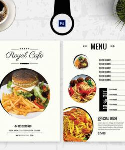 Free Word Food Menu Template Doc