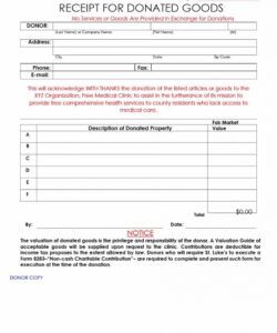 Non Profit Donation Form Template Excel Sample