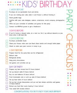 Party Planning Menu Template Doc