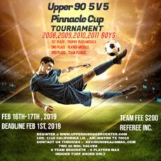 printable 5 v 5 pinnacle cup  upper 90&amp;#039;s soccer tournament poster template pdf