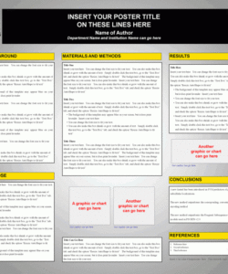 Printable Psychology Poster Presentation Template  Sample