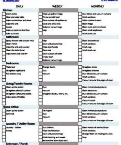 Professional Cleaning Job Application Form Template Word Example