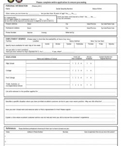 Professional Equal Employment Opportunity Form Template Excel Example
