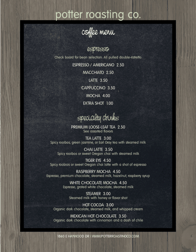 Sandwich Shop Menu Template Word Sample