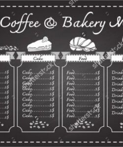 Best Chalkboard Restaurant Menu Template Pdf Sample