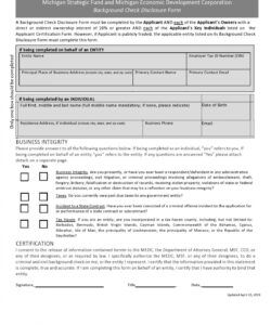 Best Criminal Background Check Consent Form Template Excel