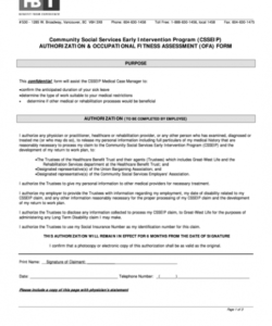 Best Fitness Assessment Form Template Word