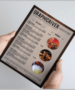 Best Juice Bar Menu Template Word