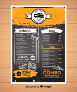 Best Steakhouse Menu Template  Example