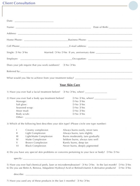 templates document form for bridal house