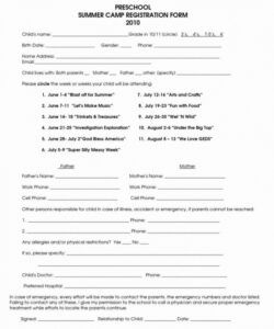 Printable Church Membership Form Template Pdf