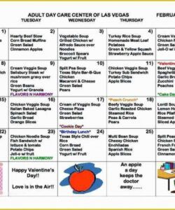 Printable Concession Stand Menu Template Excel Example