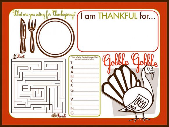 Printable Kids Menu Games Template Doc Sample