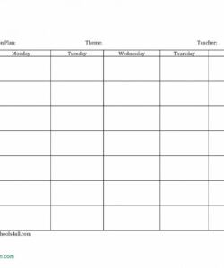 Professional Daycare Weekly Menu Template Pdf Example