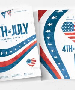 Best 4Th Of July Menu Template Doc Example