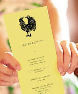 Best Spring Menu Template Pdf Example