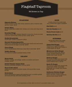 Editable Irish Pub Menu Template Pdf Example