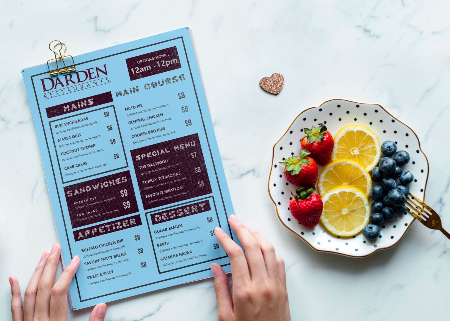 Editable Sandwich Menu Template Excel Example | Minasinternational