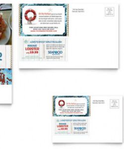 Free Seafood Restaurant Menu Template  Example