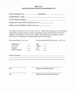 Best Wage Increase Salary Increase Form Template  Sample