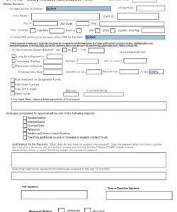 Editable Employee Form Template Word