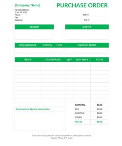 Editable Generic Order Form Template Pdf Sample