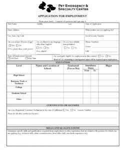 Free Hiring Form Template Doc