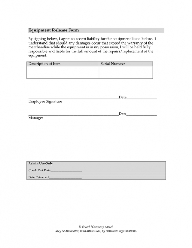 Free Photo Release Form Template For Business Pdf
