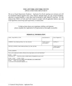 Professional Hiring Form Template Word