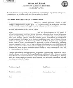 Professional Sports Waiver Form Template Pdf Example