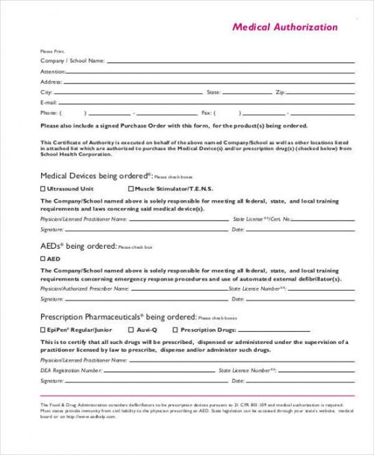 Return Material Authorization Form Template Doc Sample