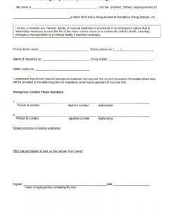Best Author Release Form Template