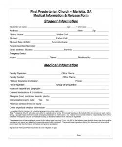 Best Release Of Medical Information Form Template Doc