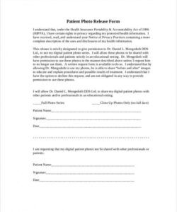 Costum Photo Waiver Release Form Template Pdf Example