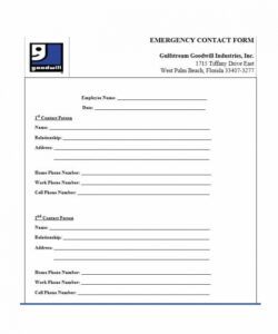 Editable Address Form Template Pdf