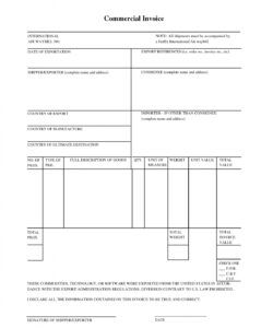 Blank Fedex Shipping Form Template