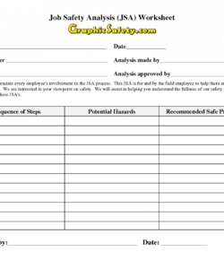 Editable Jha Form Template Excel Example