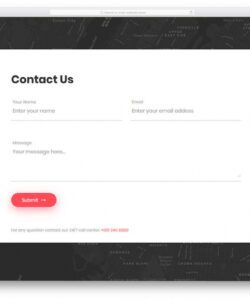 Free Address Form Template Doc