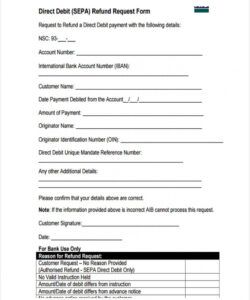 Free Disbursement Form Template Pdf