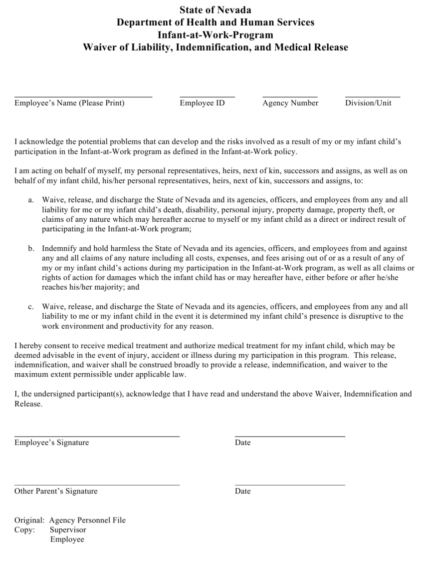 Free Employee Health Insurance Waiver Form Template Word