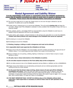 Free Equipment Release Form Template  Sample