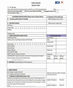 Free Funds Request Form Template Word Sample