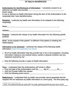 Free Medication Consent Form Template Doc Example