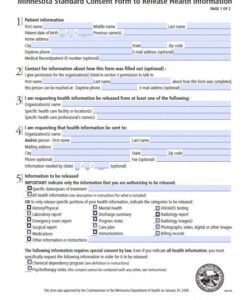 Free Printable Medical Record Request Form Template Doc Sample